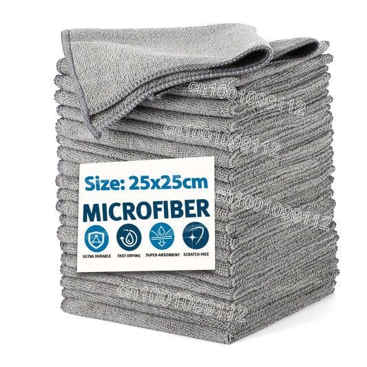 4Piece Microfiber Cleaning Cloth Absorbent Towel