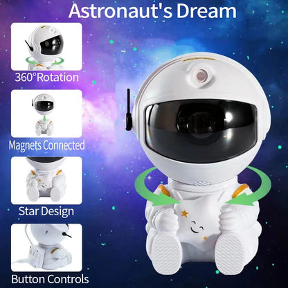 Astronaut Starry Sky Projection Light Night