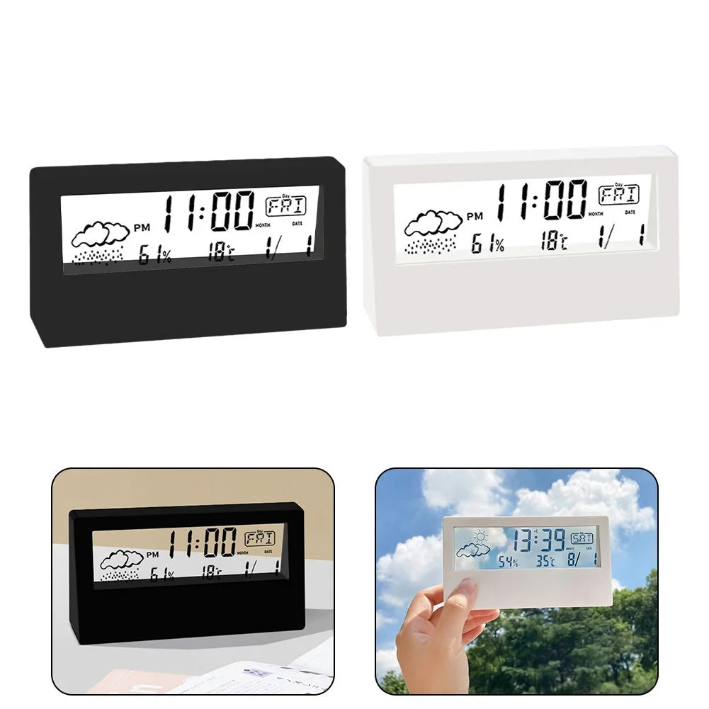 Creative Weather Display Electronic Alarm Clock