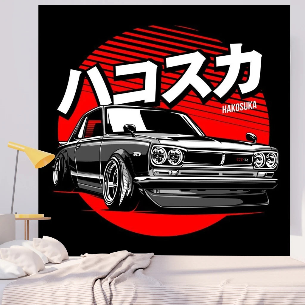 Jdm Car Tapestry