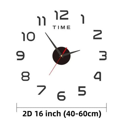 Wall Clock 2D DIY Quartz Clock