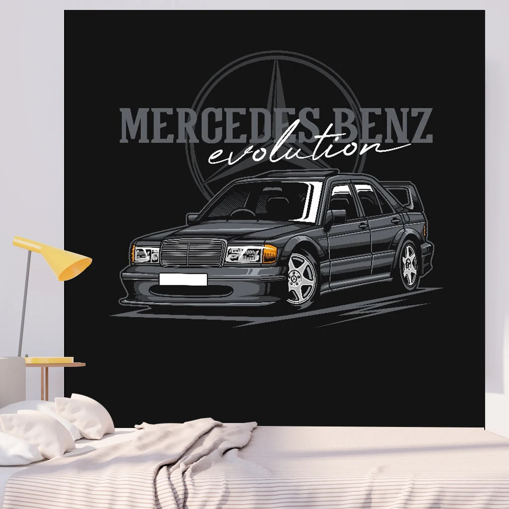 Jdm Racing Tapestry