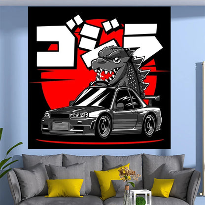 Jdm Car Tapestry