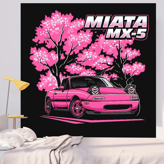 Jdm Racing Tapestry