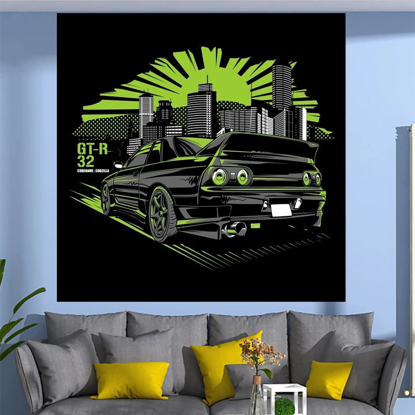 Jdm Car Tapestry