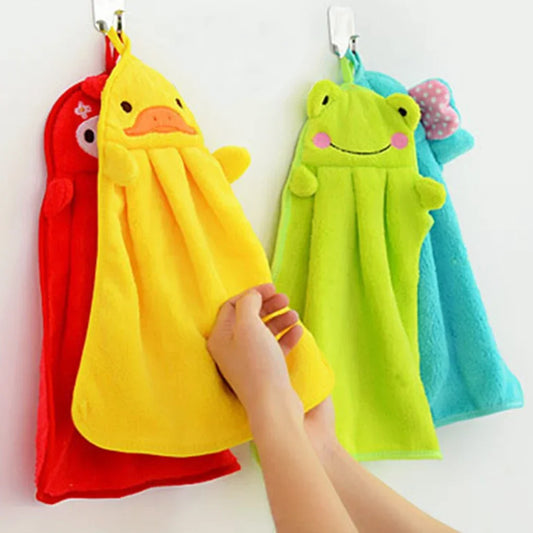 Lovely Cartoon Children Microfiber Hand Dry Towel