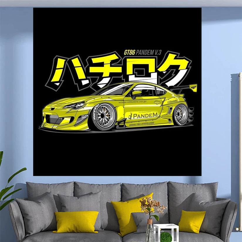 Jdm Car Tapestry